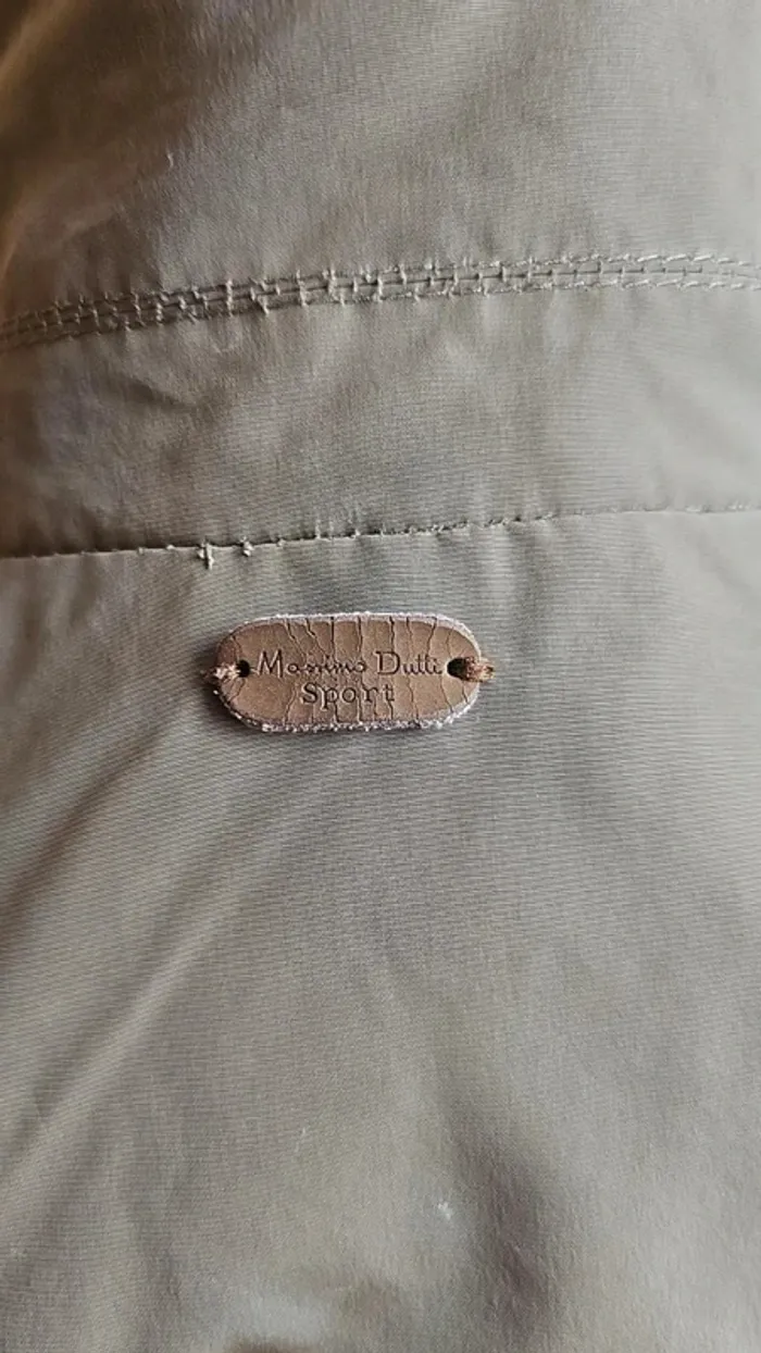 Veste Massimo Dutti kaki vintage - photo numéro 3
