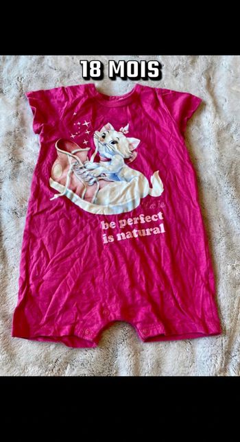 Pyjama léger Disney barboteuse 18mois