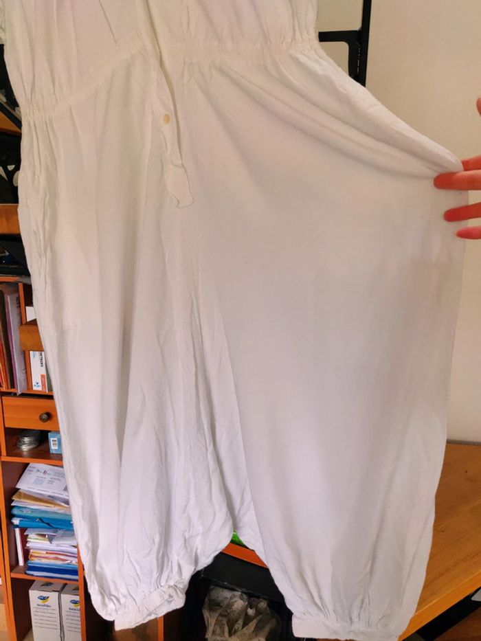 Combinaison blanche vintage années 1970 - photo numéro 2