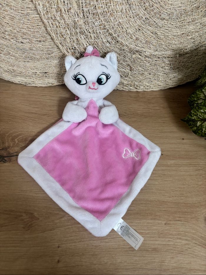 Doudou plat chat Marie les aristochats rose blanc Disney nicotoy - photo numéro 2