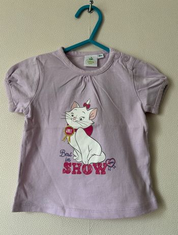 Tee-shirt les Aristochats Marie taille 6 mois