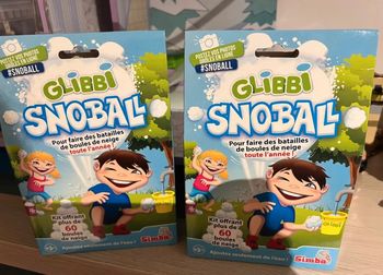 1 lot de 2 kit de fabrication de boules de neige Glibbi snoball
