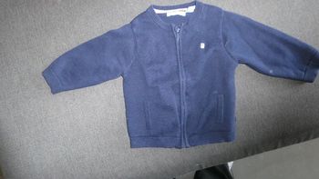 Gilet bleu - 12 mois garçon