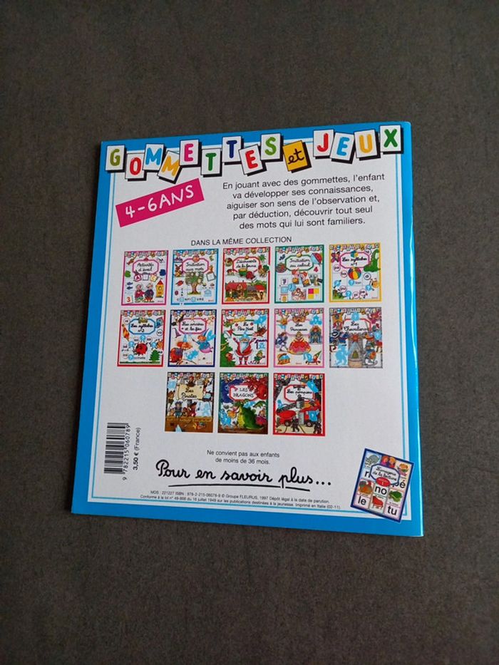 Livre avec stickers Initiation aux mots - photo numéro 2