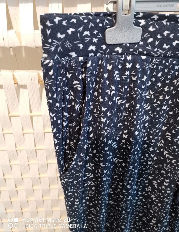 💕Jolie pantalon fluide imprimé fleuri femme TL / 40 la halle 💕 - photo numéro 4
