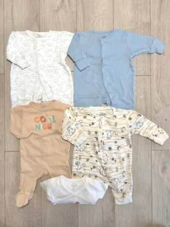 Lot pyjama coton 1mois garçon