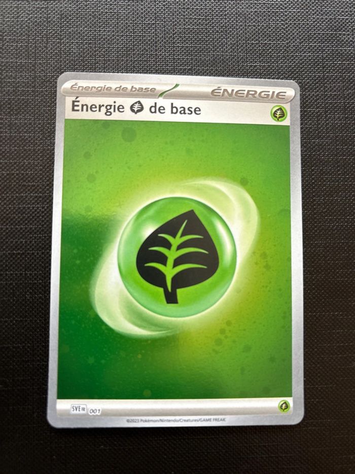 Lot 7 Cartes Pokémon energie holographique EV1 Ecarlate et Violet - photo numéro 9