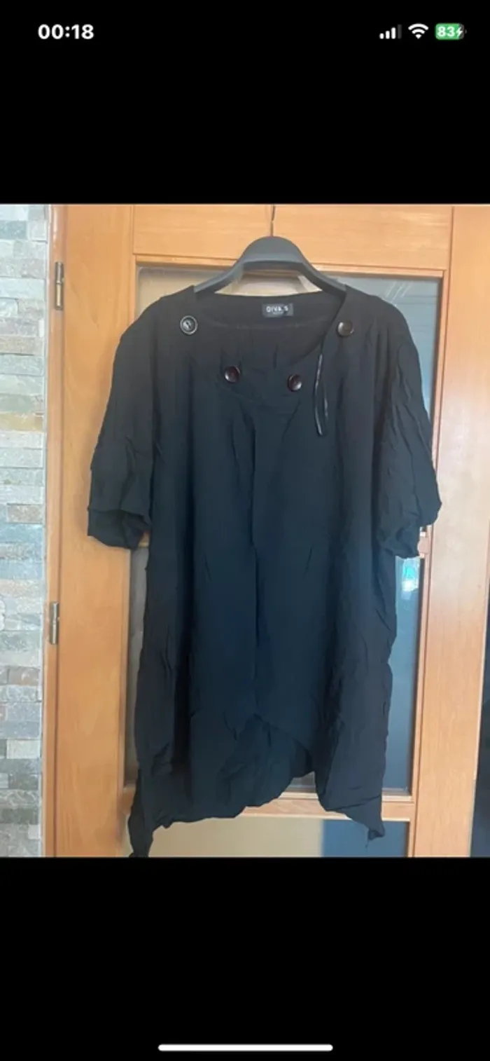Tunique été shirt grande taille femme