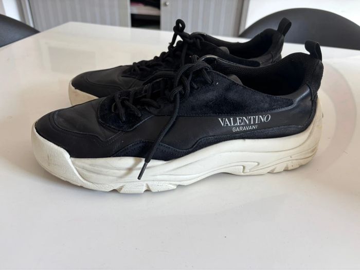 Valentino Garavani Gumboy – Baskets noires cuir de veau taille 45