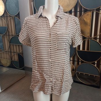 T-shirt manches courtes femme taille 38 sj paris