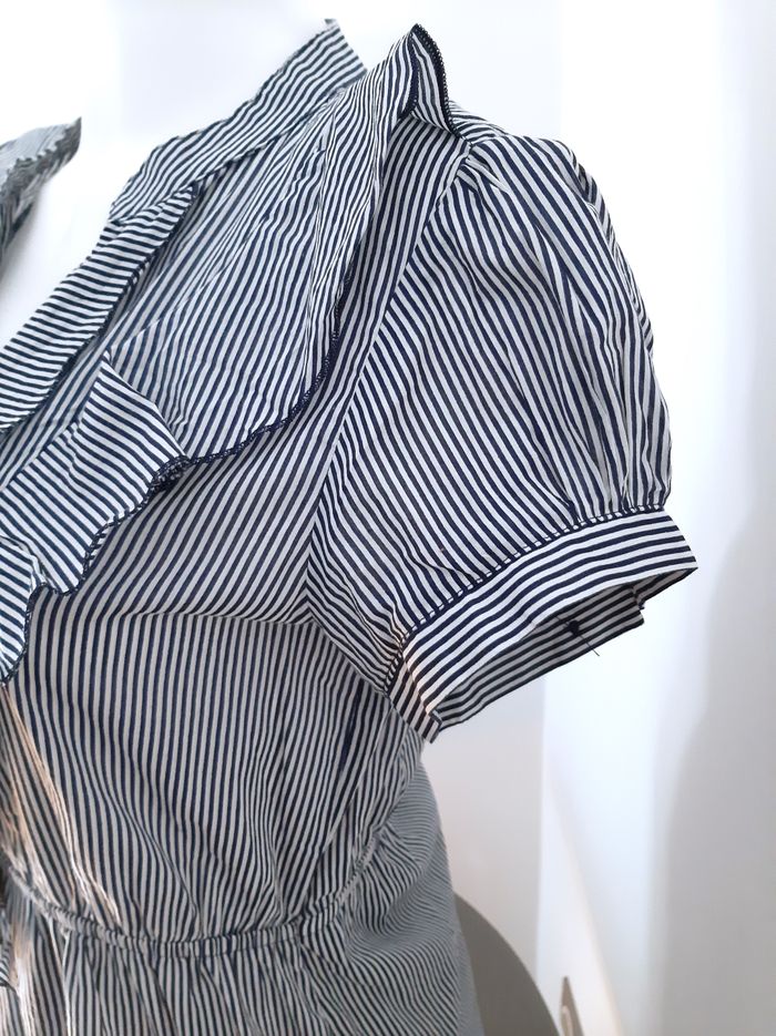 Tunique rayée bleue et blanche H&M taille 38 - photo numéro 3