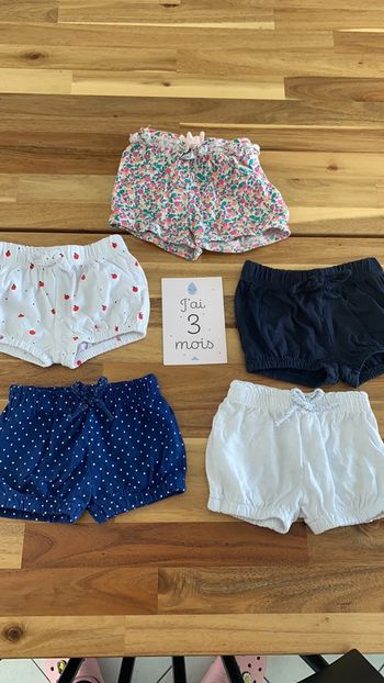 Lot de 5 shorts boomer