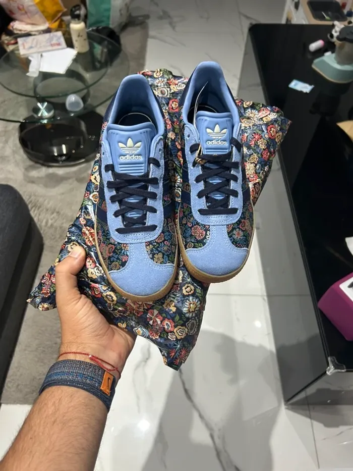 Adidas Samba Liberty London - Bleu - JH5207 - photo numéro 7