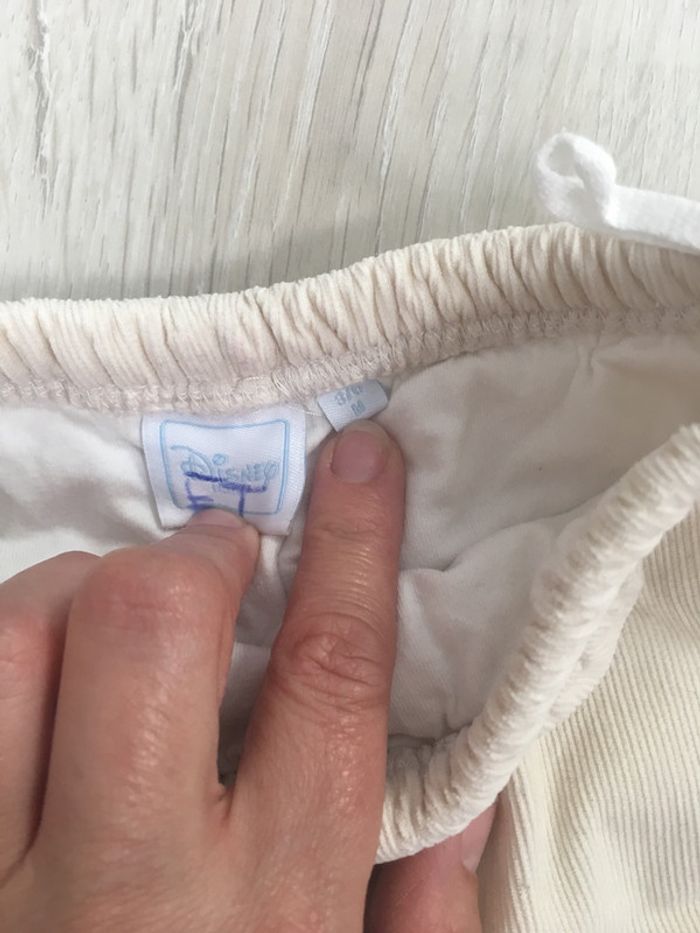 pantalon Disney crème 3-6 mois - photo numéro 3
