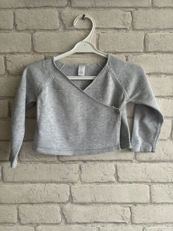 Gilet cache cœur obaibi taille 12 mois