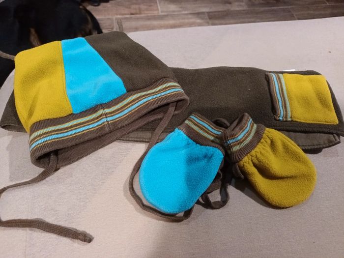 Le lot bonnet gant écharpe