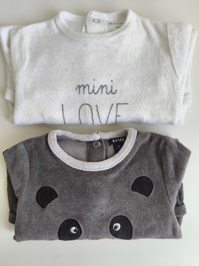 Lot de 2 pyjamas 1 mois