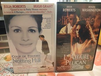 2 VHS avec Julia Roberts 