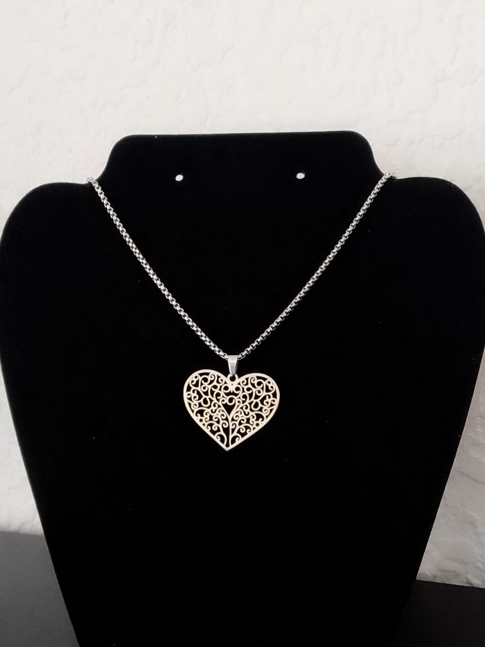 Chaîne + pendentif bohème - photo numéro 3