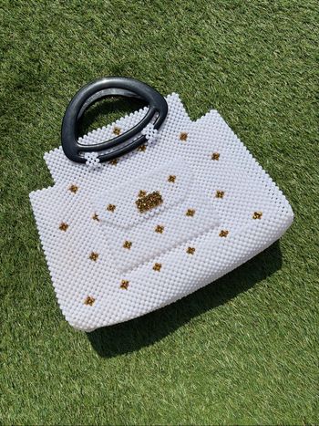 Sac à main artisanat en perle