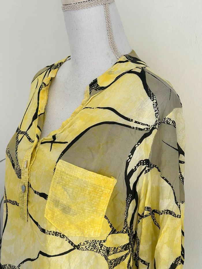 Blouse manches longues  Liberty taille 40 - photo numéro 2