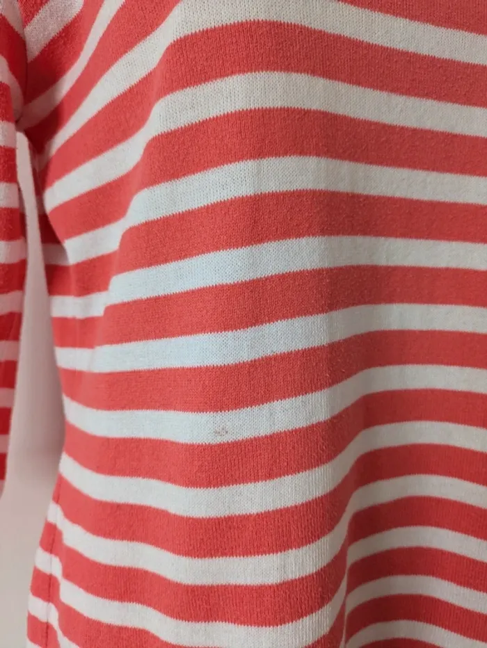 Top à rayures en coton manche 3/4 - Missegle - taille 42/44 - photo numéro 4