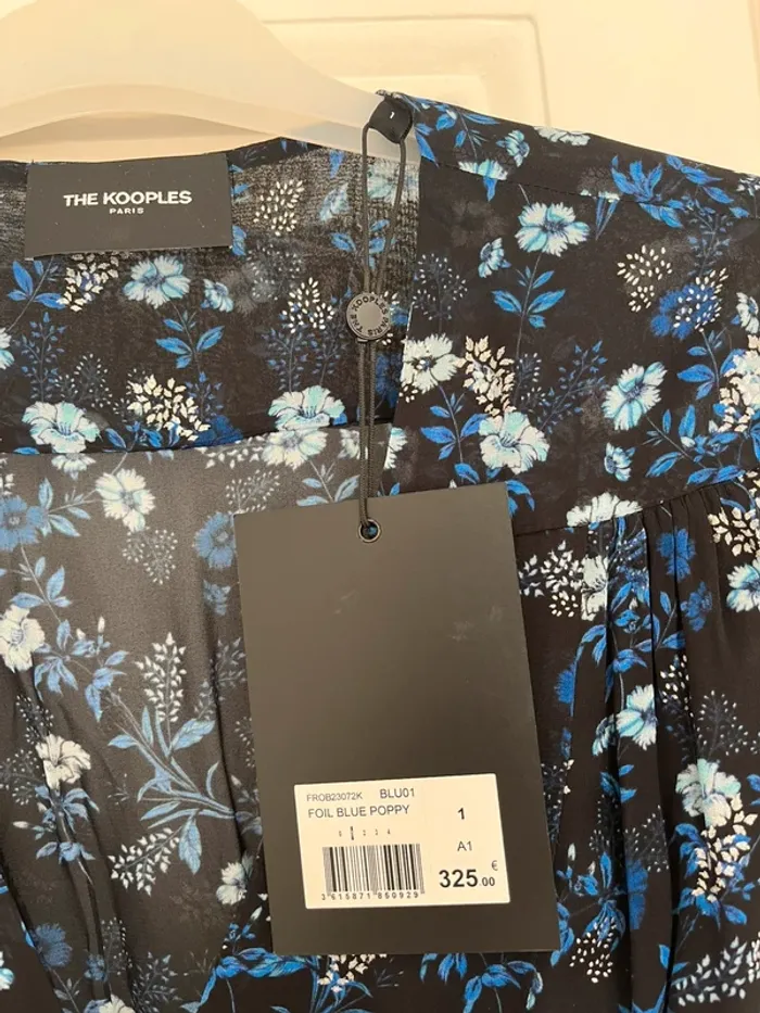 Robe longue fleurie The Kooples neuve avec étiquette - photo numéro 4