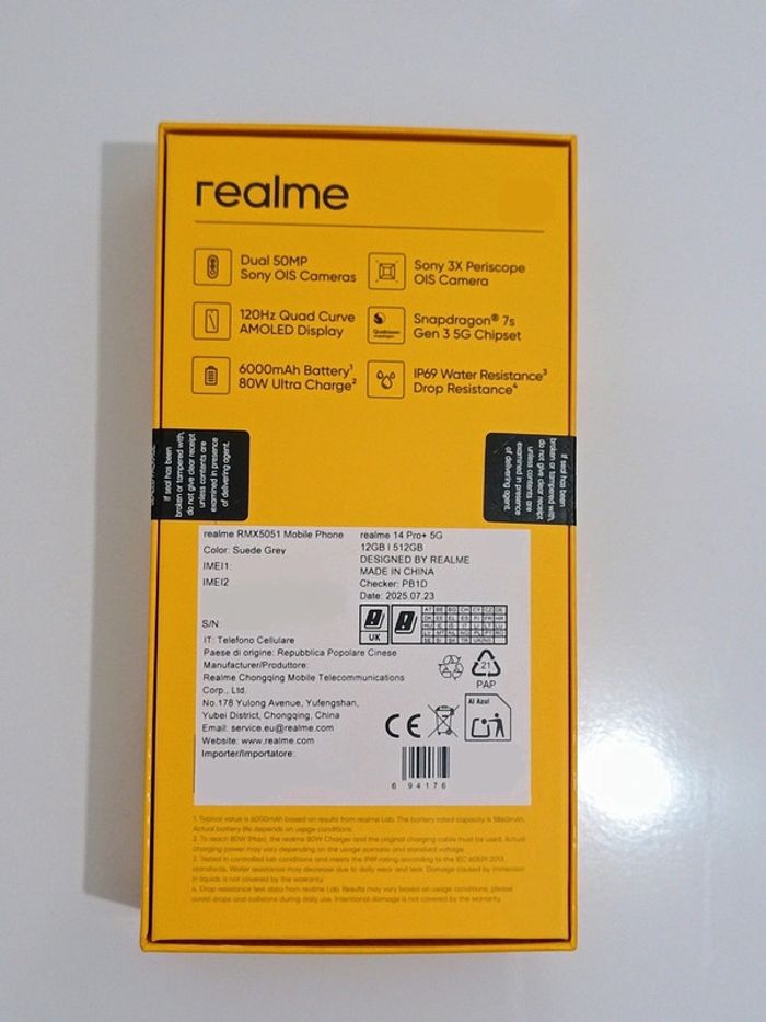 REALME 14 Pro Plus 5G – 12GB / 512GB - photo numéro 2