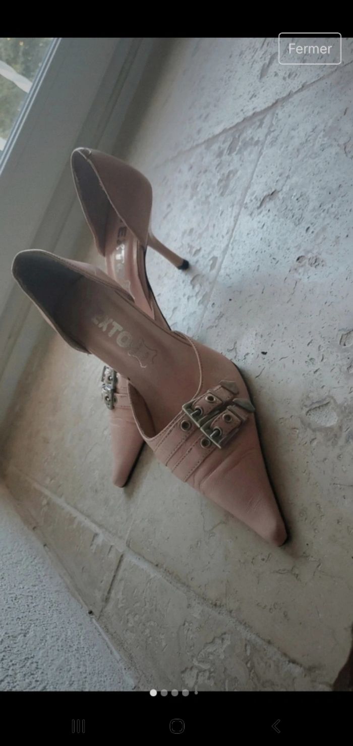 Escarpin en cuir - photo numéro 4