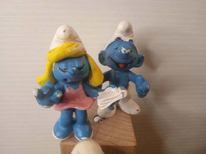 lot de figurines  Schtroumpf avec défauts  the smurfs - photo numéro 2