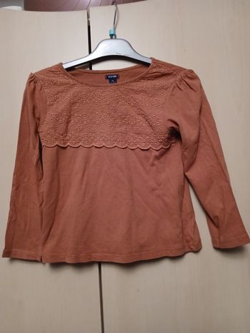 Tee shirt manche longue fille