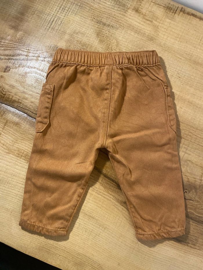 Pantalon fluide marron bébé - photo numéro 3