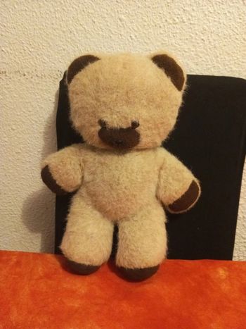 Ours ourson beige marron vintage
