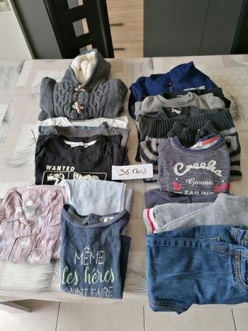 Lot garçon 36 mois