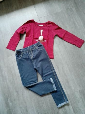 Ensemble jegging et Tee-shirt manches longues