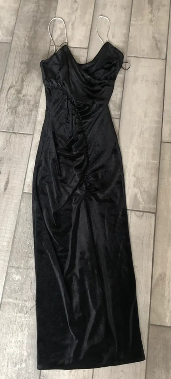 Robe longue velours Zara TBE Taille XS - photo numéro 6