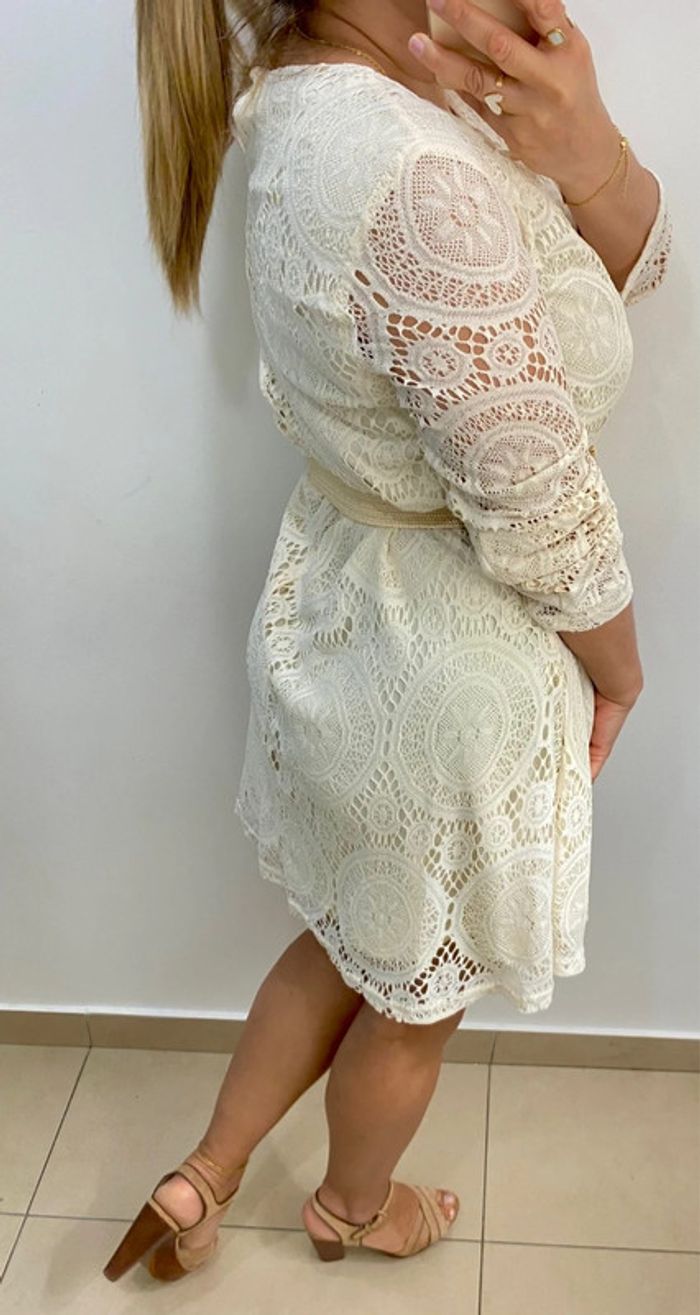 Jolie Robe En Crochet Taille M - photo numéro 5