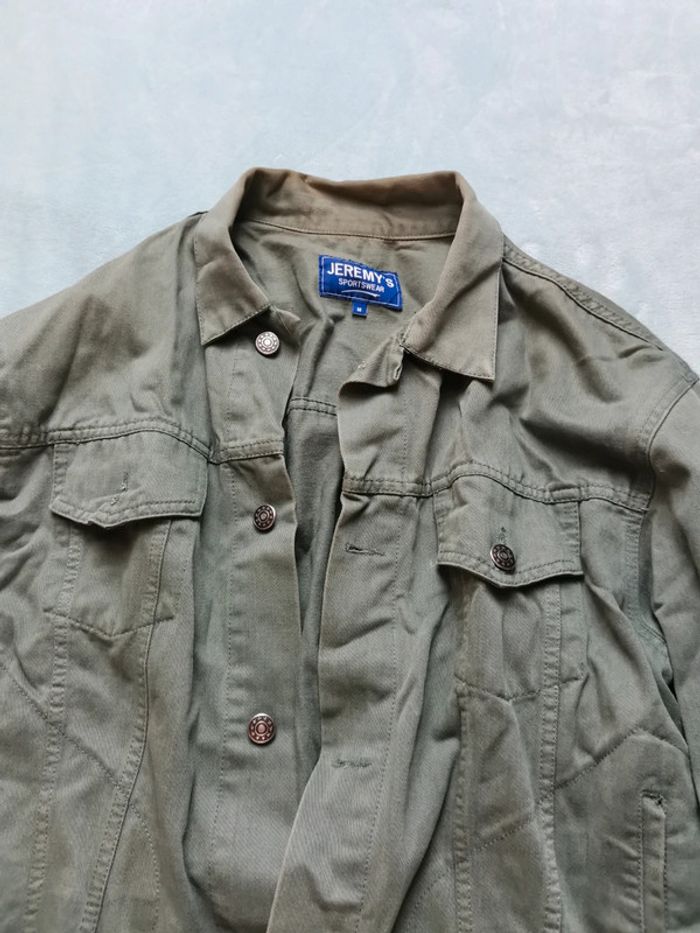 Veste kaki vintage mixte - photo numéro 2