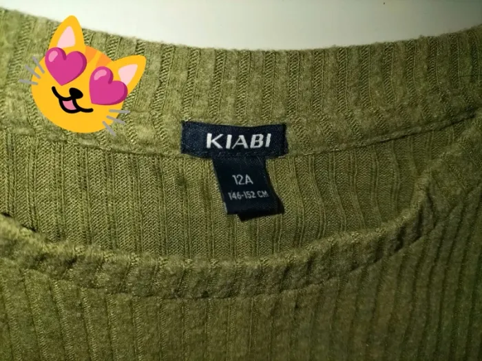 Pull vert Kiabi 12 ans - photo numéro 2