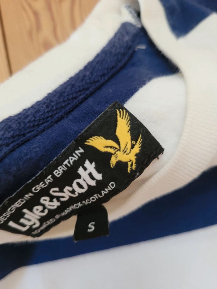 Tee-shirt manches courtes Lyle&Scott à rayures - S - photo numéro 4