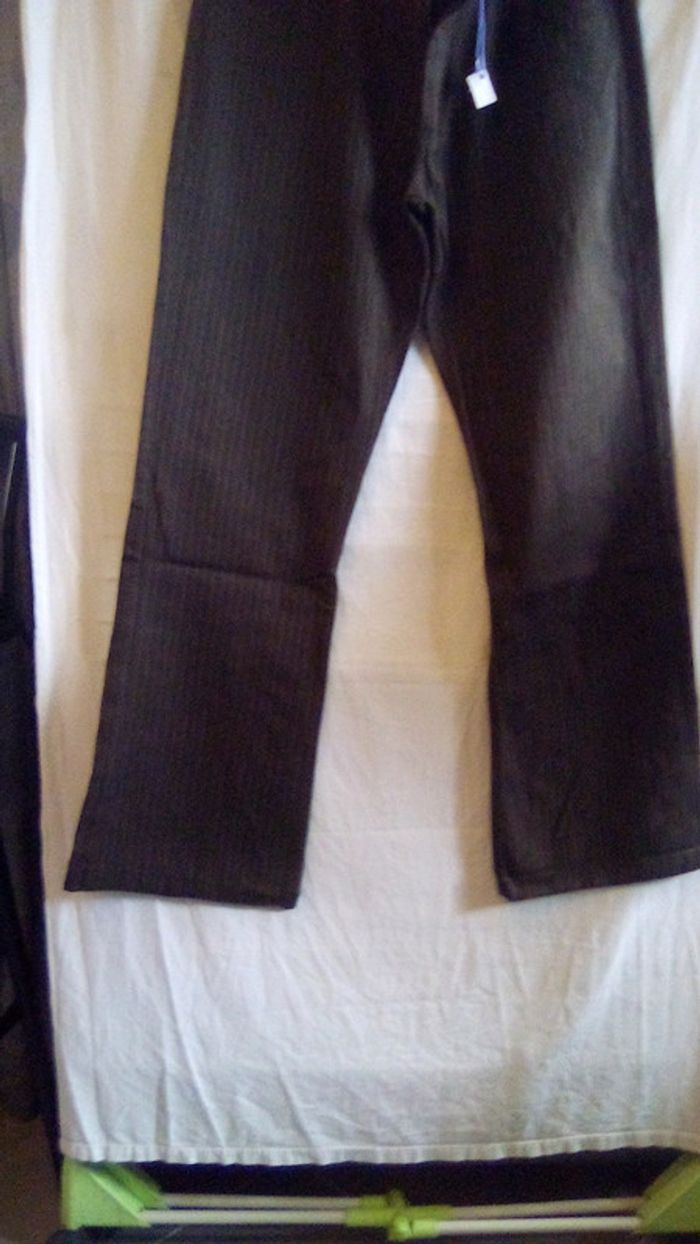 Pantalon marron rayé "H&M" - photo numéro 6