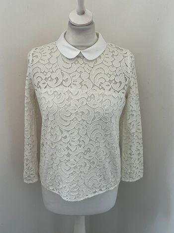 Blouse en dentelle col Claudine The Kooples M