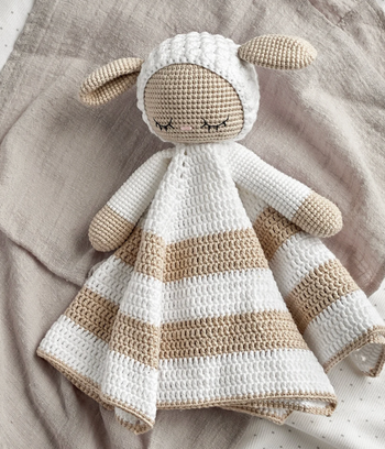 🧸🐑 Doudou mouton fait main au crochet