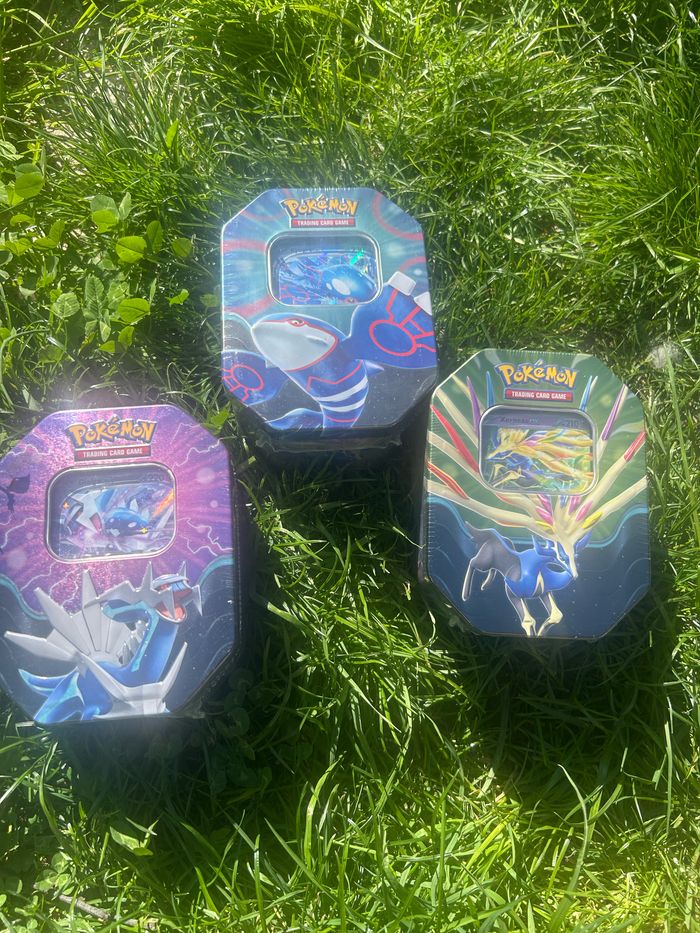 Art set pokebox Kyogre, Xerneas, Dialga