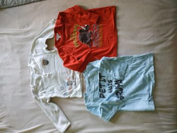Lot 3 t-shirts manches longues