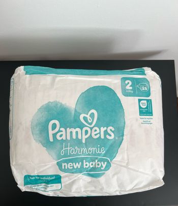 Couches bebe Pampers Harmonie taille 2