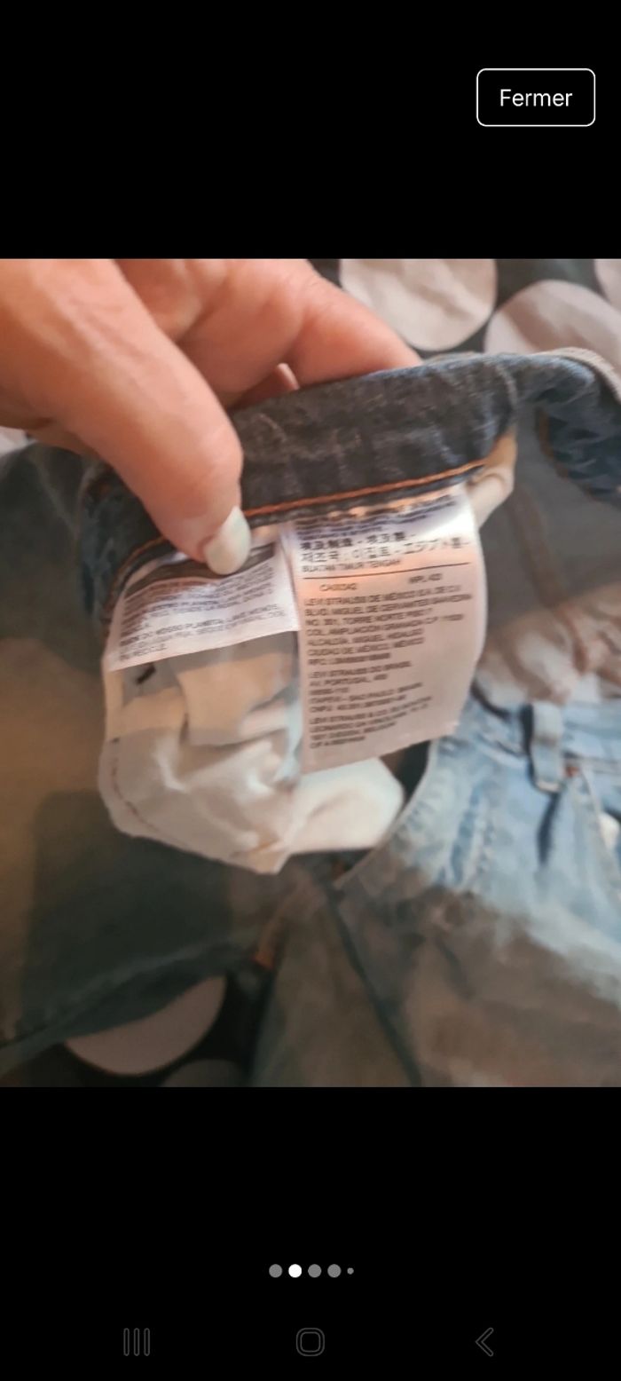 2 Jean levis prix lot 30 euros - photo numéro 6