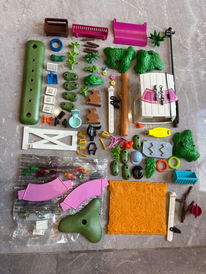 Lot pièces équitation playmobil
