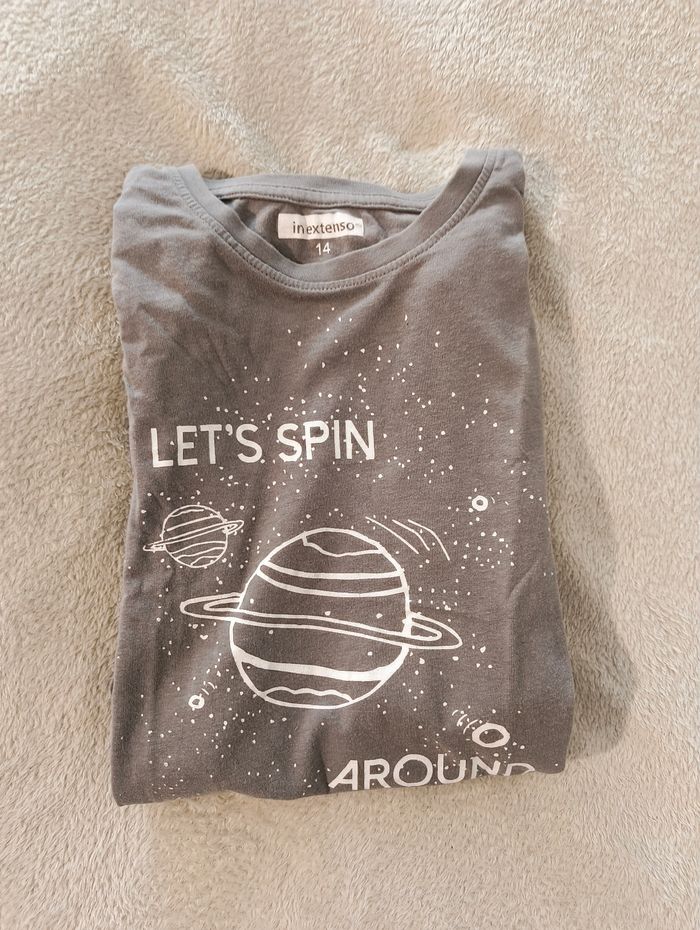 T-shirt Manches Longues In Extenso 14 ans Gris Espace - photo numéro 3