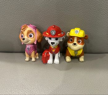 Lot de 3 figurines tonies pat patrouille toniebox 